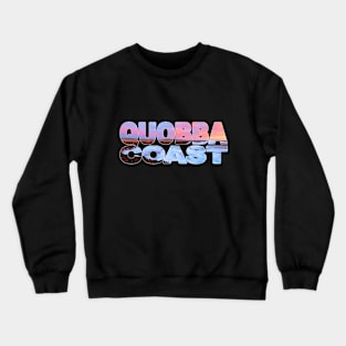 QUOBBA COAST - Western Australia Sunset Big Waves Crewneck Sweatshirt